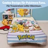 Pokemon Bettwäsche Set für Kinder 135x200 80x80 cm aus 100% Produktbild-Vorschau 4