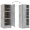 vidaXL Scarpiera grigio cemento 32x35x92 cm materiale a Anteprima dell’immagine prodotto 13