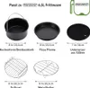 monzana Set 9 Accessori per Friggitrici ad aria 6,5L cesto Anteprima dell’immagine prodotto 2