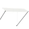 A cream-colored retractable awning with black support arms against a white background. Náhľad obrázku produktu