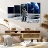 Bild auf Leinwand - Leinwandbild - Astronaut Mond Erde Raum Produktbild-Vorschau 7