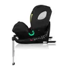 A black car seat with an ISOFIX base, shown from the side against a white background. Produktbild-Vorschau