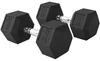 HOMCOM Hexagon Dumbbells, gietijzeren halterset, met Productafbeelding-voorbeeld 1