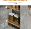 HOMCOM Table pliante de cuisine salle à manger amovible sur Voir les images du produit 4