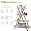 kleankin Badregal, 4 Ebenen Treppenregal, Leiterregal, Produktbild-Vorschau 4