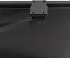 A close-up view of a black projection screen mechanism. Voir les images du produit