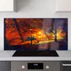 Coloray Küchenrückwand 140x70 Spritzschutz aus Glas - Park Produktbild-Vorschau 2