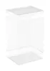 A clear plastic display case for Funko POP! figures, shown disassembled with the lid and base separated from the main body. Produktbild-Vorschau