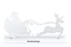 Weihnachtsschlitten Schild Weihnachtsdeko Gartendeko Innen Produktbild-Vorschau 5