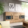 Sideboard Vitrine Eiche Grandson Nb. TURDA-83 modern mit Produktbild-Vorschau 2