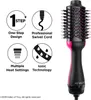 A Revlon hair dryer brush with feature icons and text. Podgląd zdjęcia produktu