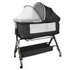 Beistellbett höhenverstellbar Babybett mit Rollen Produktbild-Vorschau 1