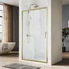 Cabina doccia SONNI 120 x 185 in oro spazzolato, porta Anteprima dell’immagine prodotto 1