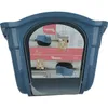 Kerbl Emma Eco Blau Schwarz Plastik Katze Fischgrätenmuster Produktbild-Vorschau 2