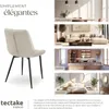 Lot de chaises de salle à manger Monroe aspect velours - Voir les images du produit 7