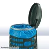 Müllsackständer Abfallsammler Müllsackhalter Müllsammler 120 ltr PVC grün, 8006417011587, 15089 Anteprima dell’immagine prodotto