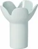Moderne blaue Blumenvase aus Steinzeug, außen unglasiert, Produktbild-Vorschau 1