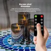 FlinQ LED-Kerzen mit beweglicher Flamme im Smoke-Glas – Produktbild-Vorschau 5