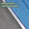 Vorzeltteppich hellblau 300x600 cm [300g/m² PP] wetterfest Produktbild-Vorschau 9