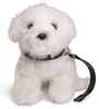 Uni-Toys - Malteser (met riem) - 26 cm (lengte) - Pluchen Productafbeelding-voorbeeld 1
