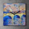 Coloray Uhr auf Leinwand 30x30 cm Wand Uhr Dekoration Produktbild-Vorschau 2