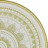 A close-up view of a white plate with a gold mandala pattern. Náhľad obrázku produktu