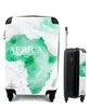 MuchoWow® Koffer Handgepäck Trolley Rollkoffer Kleine Produktbild-Vorschau 1