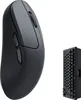 A black wireless mouse and a black USB receiver are shown against a white background. Náhled obrázku produktu