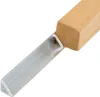 A close-up view of a wooden post with a metal bracket attached to its end. Náhľad obrázku produktu