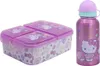 Hello Kitty 2 tlg. Lunch Set 3 Kammer Brotdose Alu Produktbild-Vorschau 1