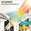 Outsunny Vordach für Haustür 100 x 75 cm Überdachung aus Produktbild-Vorschau 4