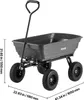 Chariot de jardin VEVOR avec fonction basculante, chariot à Voir les images du produit 8