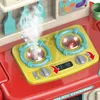 Grande cucina per bambini con luce, rubinetto Anteprima dell’immagine prodotto 8