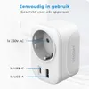 Voomy Voomy Reisestecker UK/UK - USB-C & USB-A - Welt Typ G Produktbild-Vorschau 11