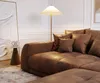 DELIFE Big-Sofa Violetta 310x135 Braun Antik Optik Hocker Produktbild-Vorschau 5