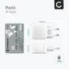 CELLONIC Chargeur USB EU-Plug 1 Port 5V 2.4A 12W blanc bloc Voir les images du produit 4