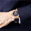 Maserati Herren Uhr POTENZA Analog Leder Armband blau Produktbild-Vorschau 9