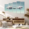 Bild auf Leinwand - Leinwandbild - 5 Teile - Wolken Produktbild-Vorschau 7