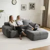 Sofa 2-Sitzer Sofa ohne Montage, Cordstoff, ergonomisch & Produktbild-Vorschau 8