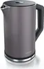 Arendo Wasserkocher, 1,5 l, 2200 W, Edelstahl, Doppelwand, Produktbild-Vorschau 1