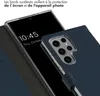 Selencia Bibliothèque en cuir véritable pour le Samsung Voir les images du produit 4