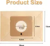 A diagram showing the dimensions of a vacuum cleaner bag. Produktbild-Vorschau