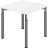 bümö Schreibtisch Serie-Y - Nachbildung: Weiß, Größe:  80 x Produktbild-Vorschau 1
