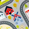 Kinderzimmerteppich rutschsicher mit Städtemuster in Grau Produktbild-Vorschau 5