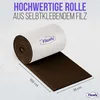 1x Filzgleiter Rolle Selbstklebend 100x10cm Möbelgleiter Produktbild-Vorschau 3
