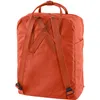 Back view of an orange backpack. Produktbild-Vorschau