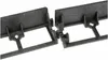 Two interlocking pieces of black plastic garden edging are shown against a white background. Produktbild-Vorschau