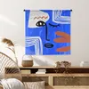 MuchoWow® Wandteppich Wandbehang Porträt - Blau - Abstrakt Produktbild-Vorschau 6