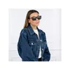 A woman wearing sunglasses and a denim jacket. Náhľad obrázku produktu