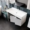 Badmöbel Set Weiß Venus | Waschtisch mit Unterschrank | Produktbild-Vorschau 2